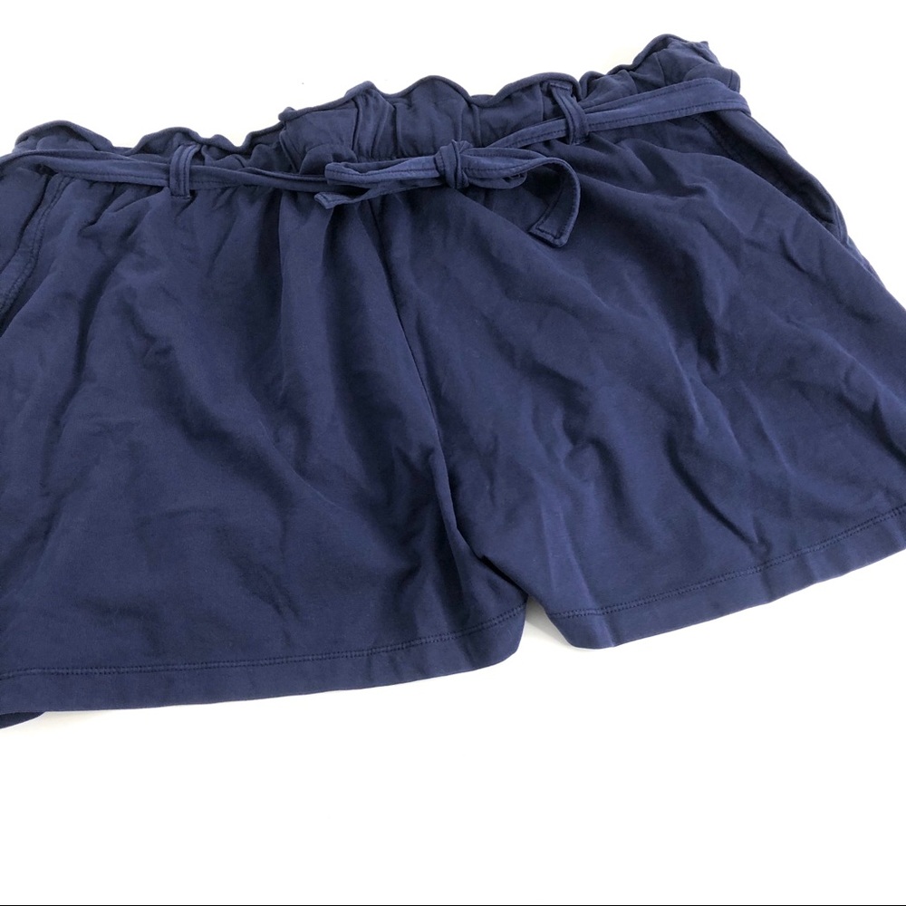 BP Navy Blue Papersack Knit Pocket Shorts Belt 4X